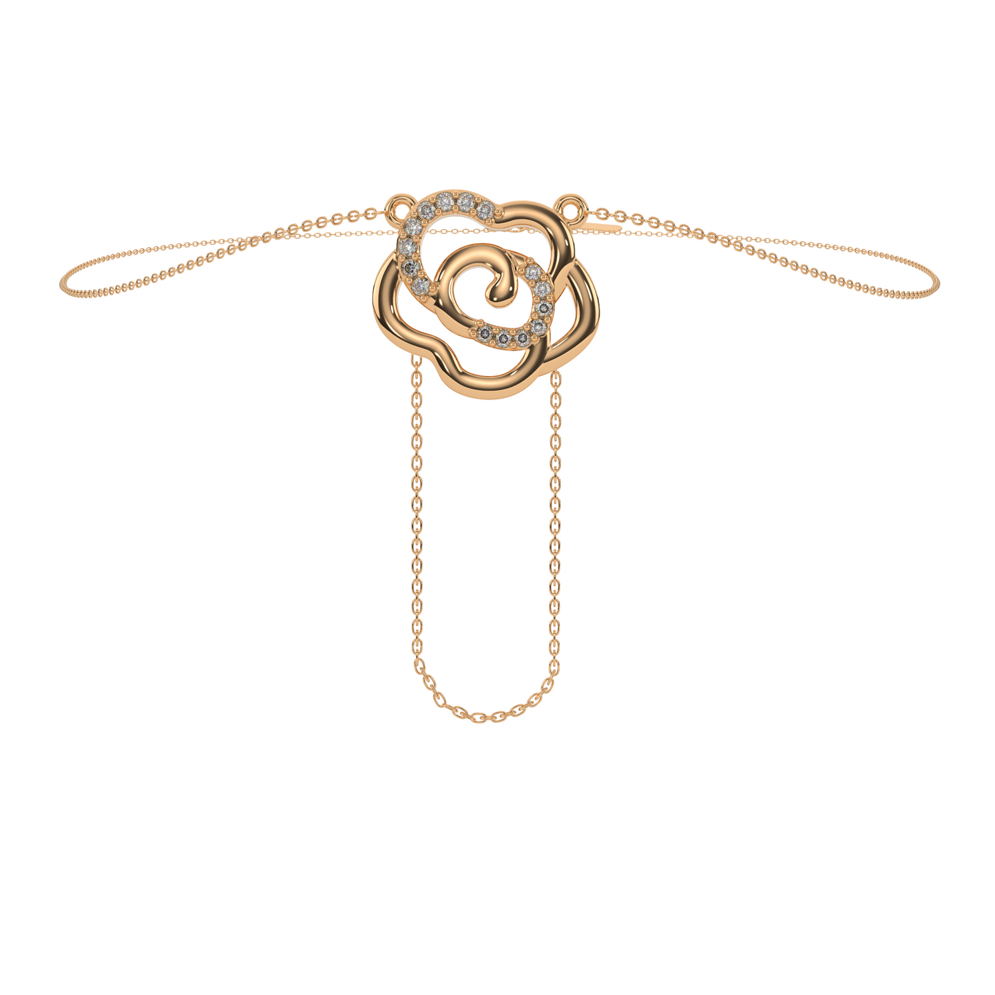 Ethereal Ember Necklace 18k