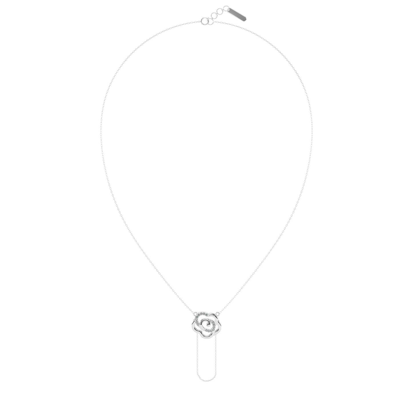 Ethereal Ember Necklace 18k