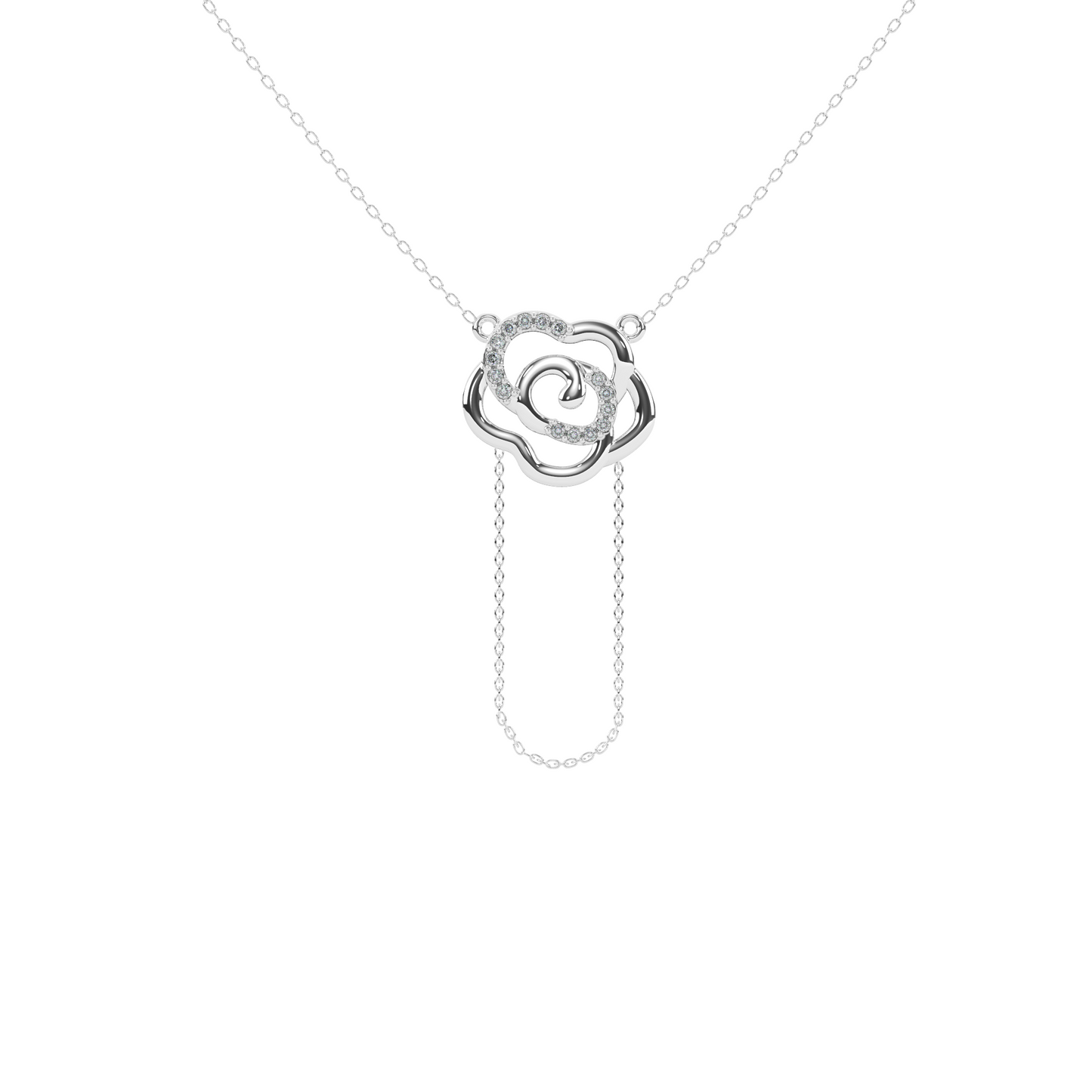 Ethereal Ember Necklace 18k