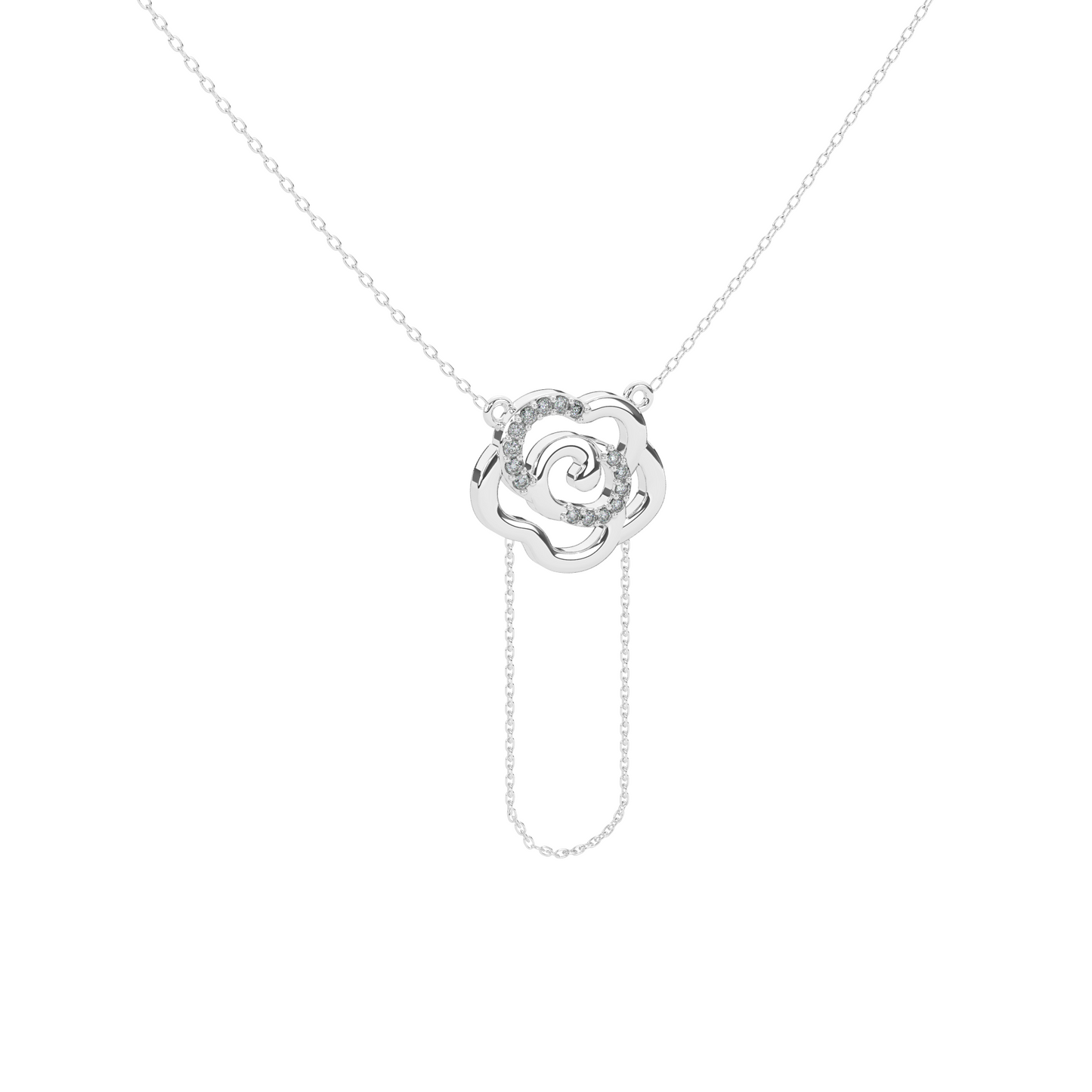 Ethereal Ember Necklace 18k