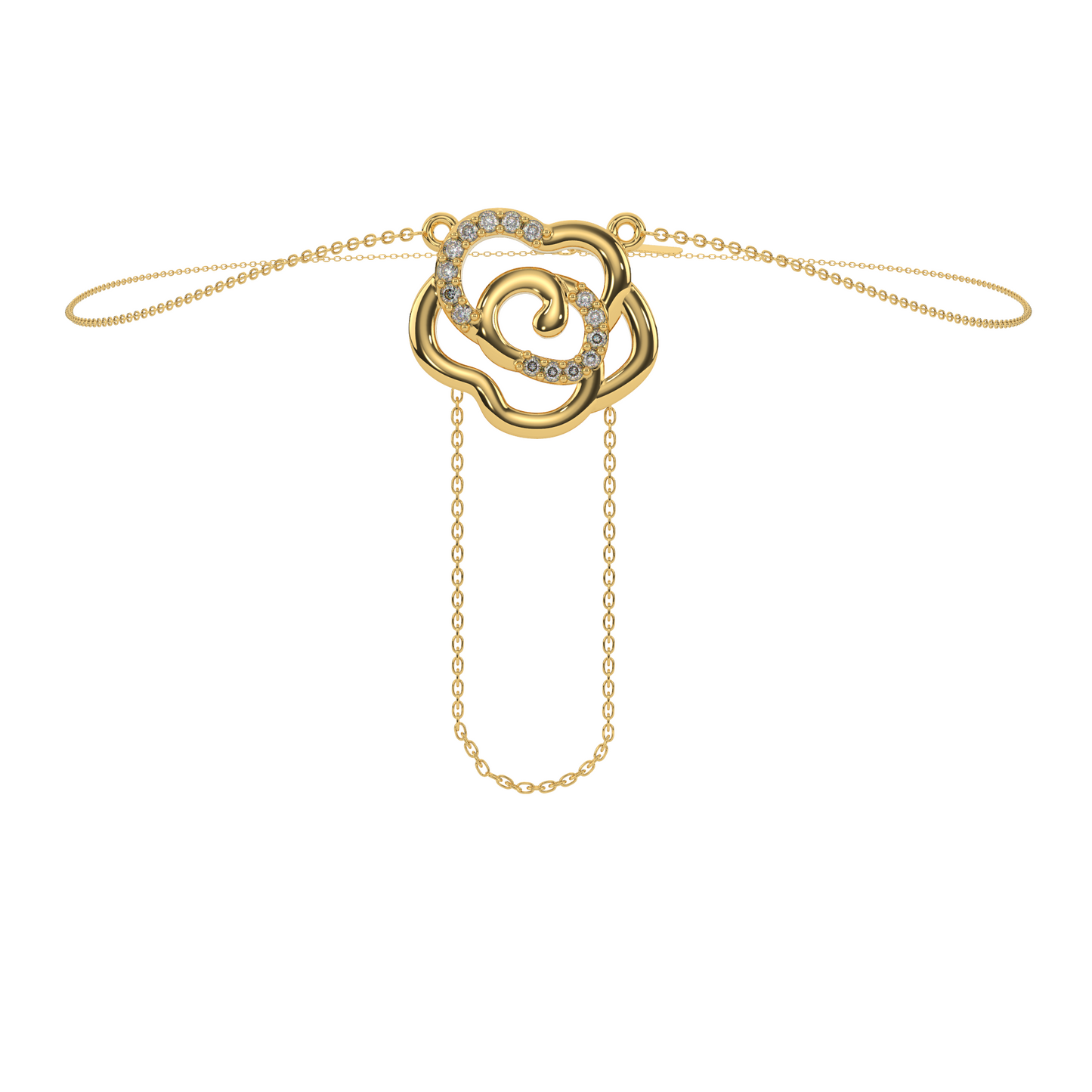 Ethereal Ember Necklace 18k