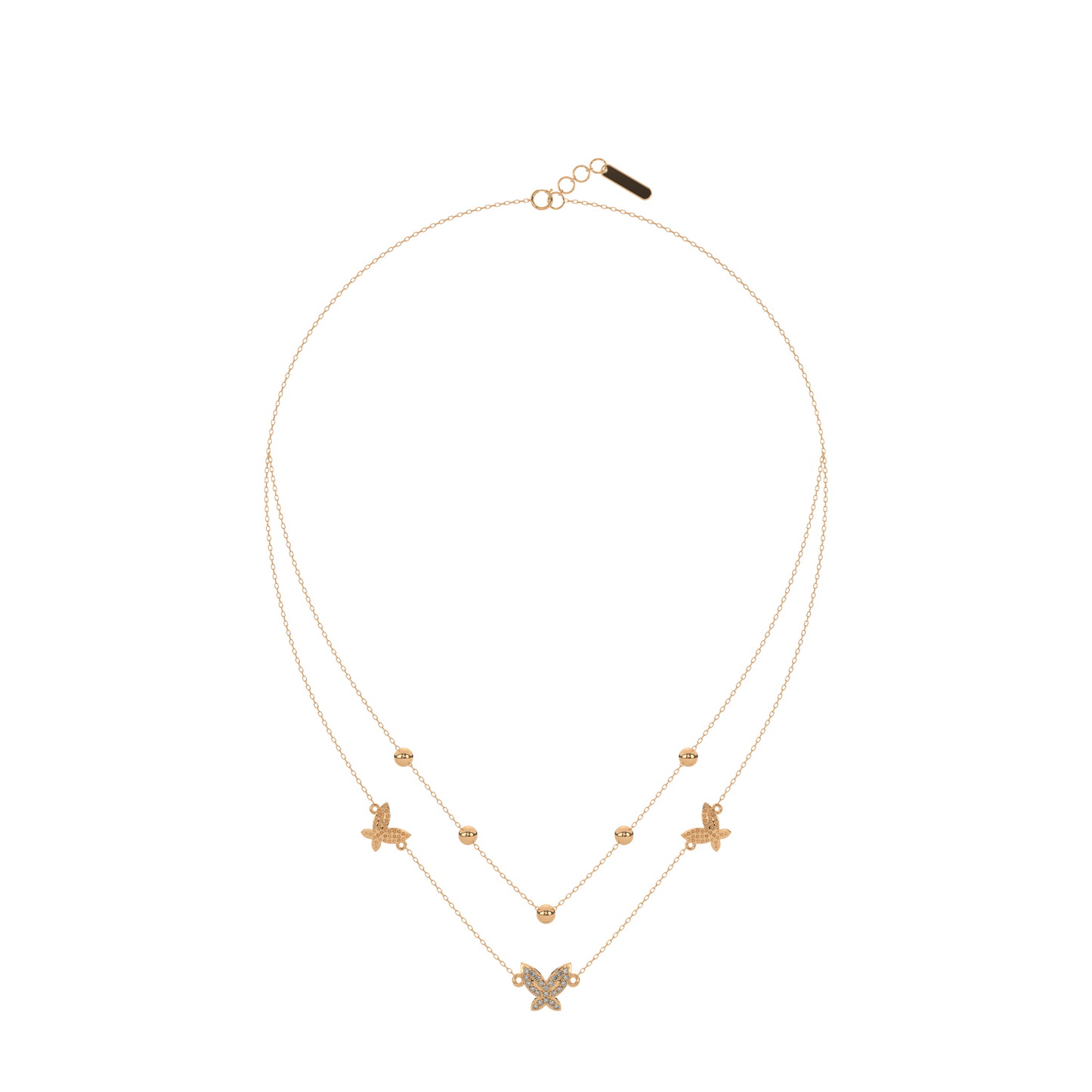 Lustrous Tempest Necklace 18k