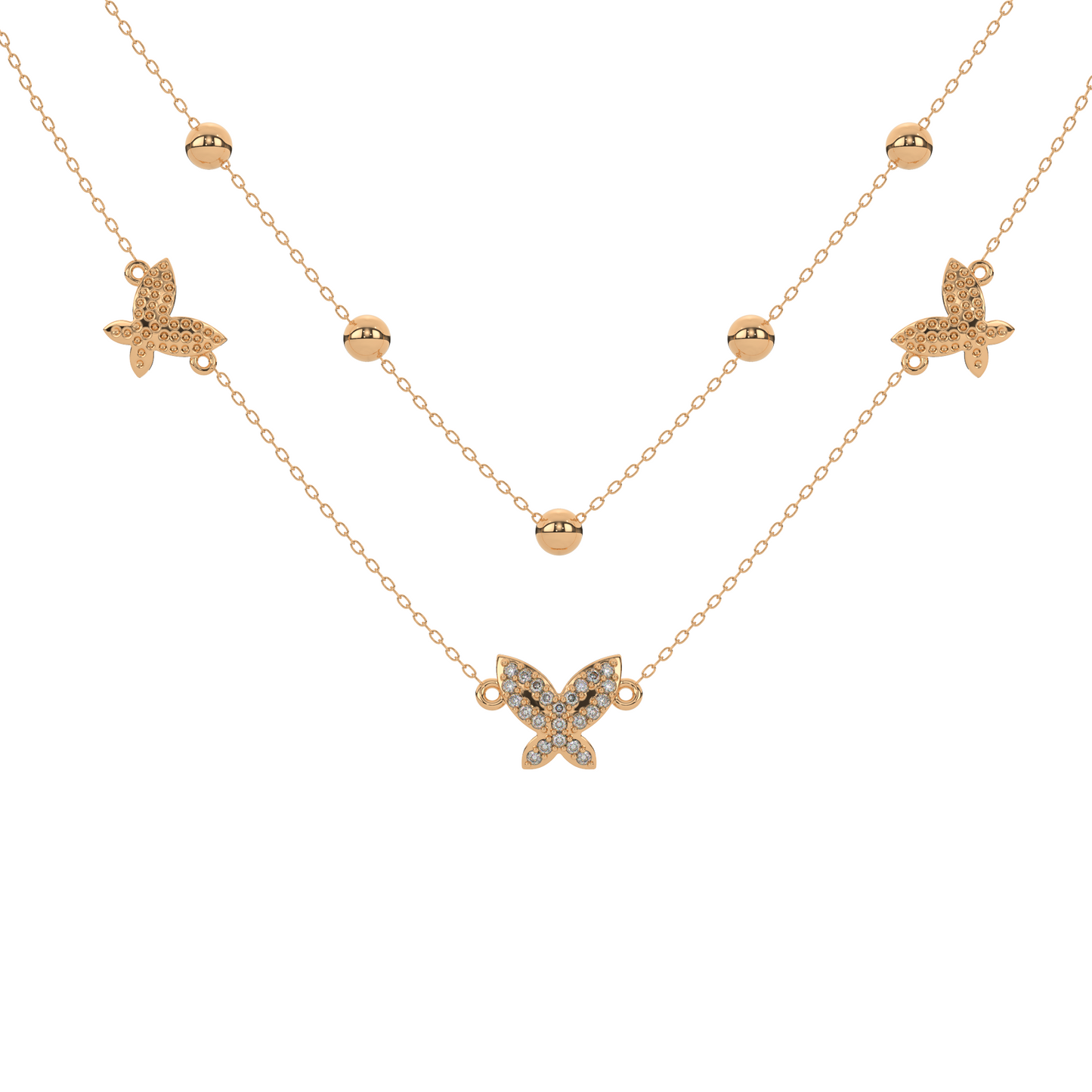 Lustrous Tempest Necklace 18k