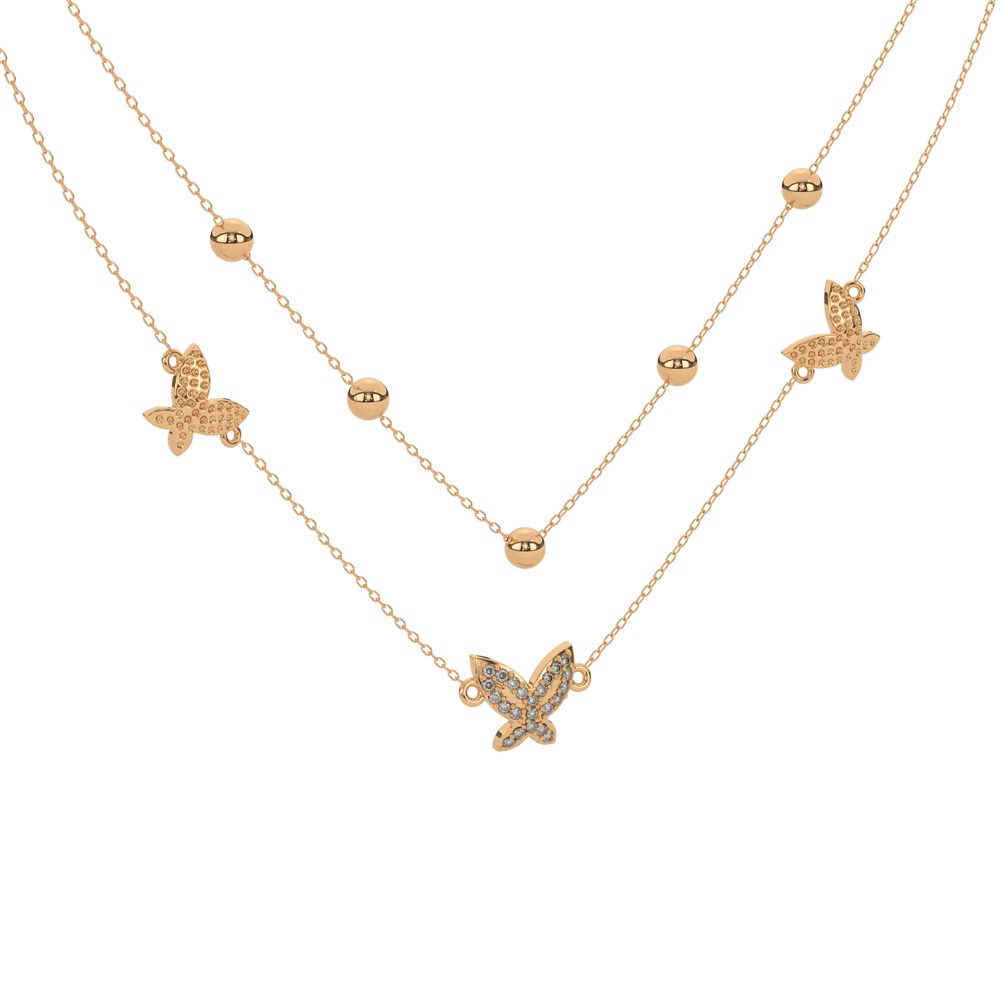 Lustrous Tempest Necklace 18k