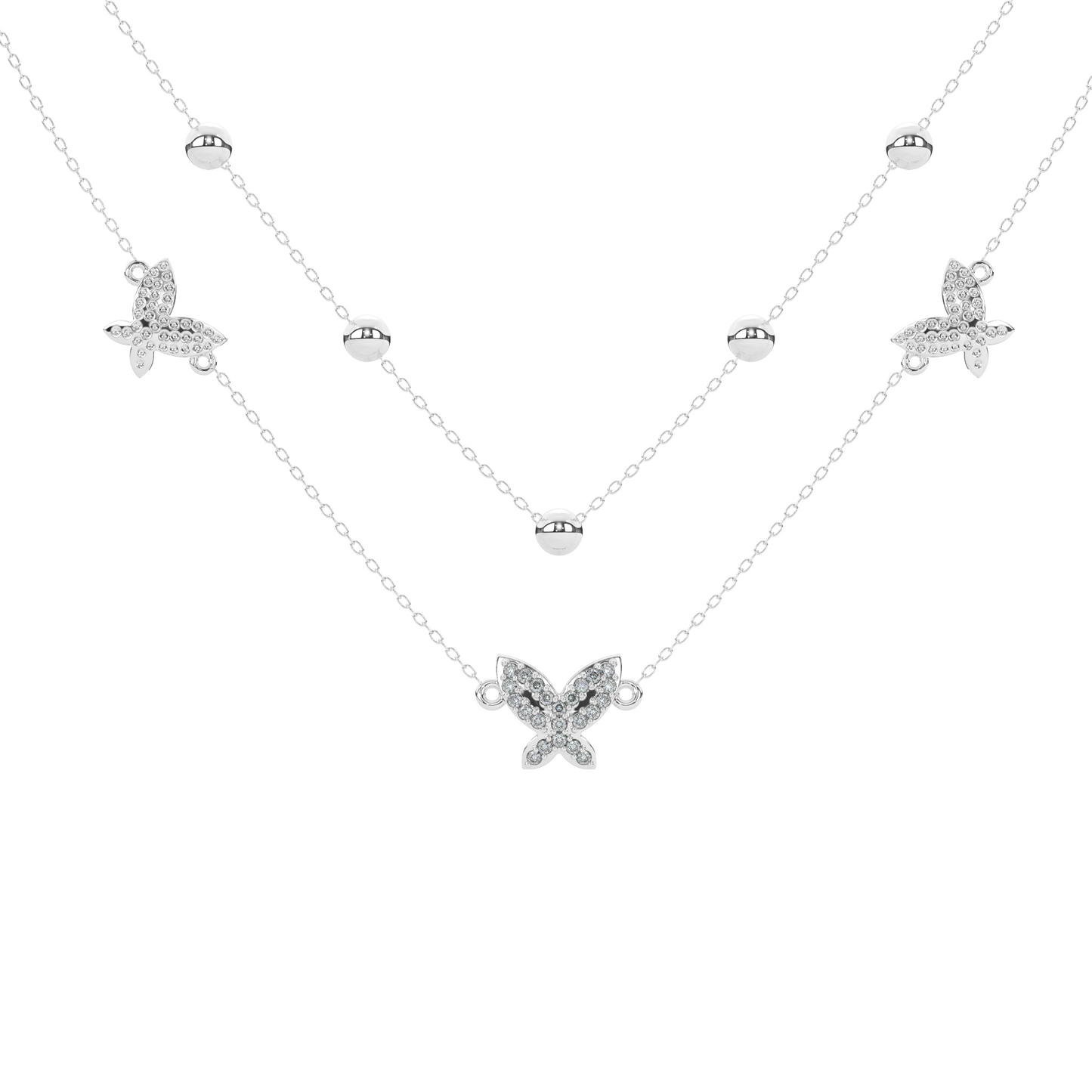 Lustrous Tempest Necklace 18k