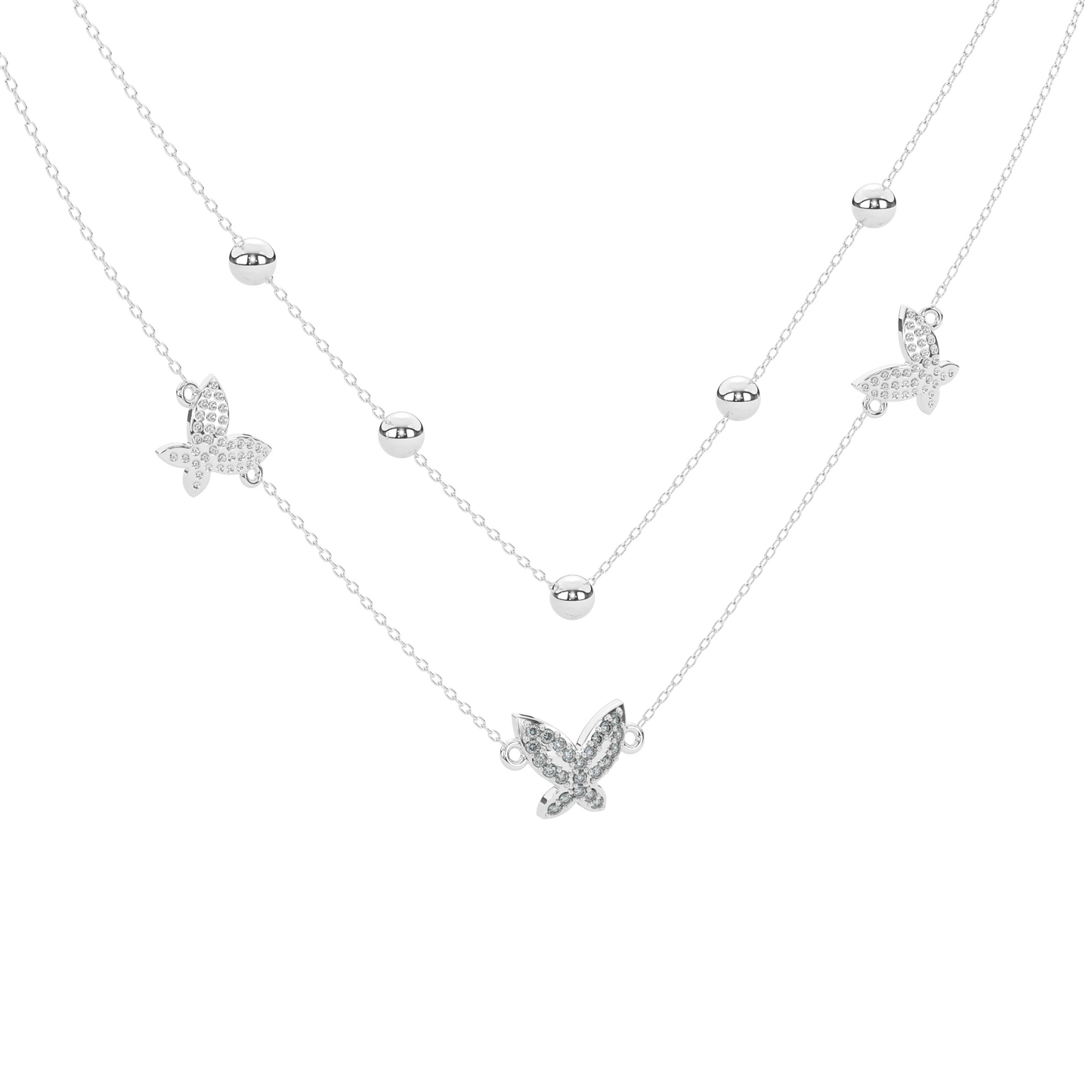 Lustrous Tempest Necklace 18k