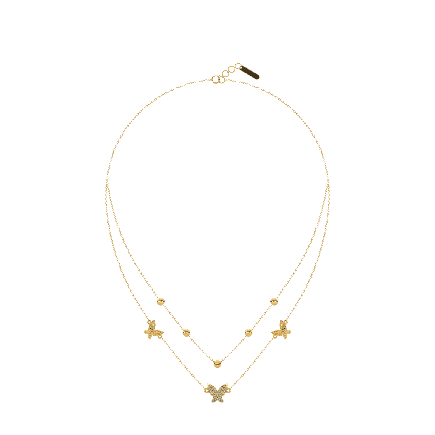 Lustrous Tempest Necklace 18k
