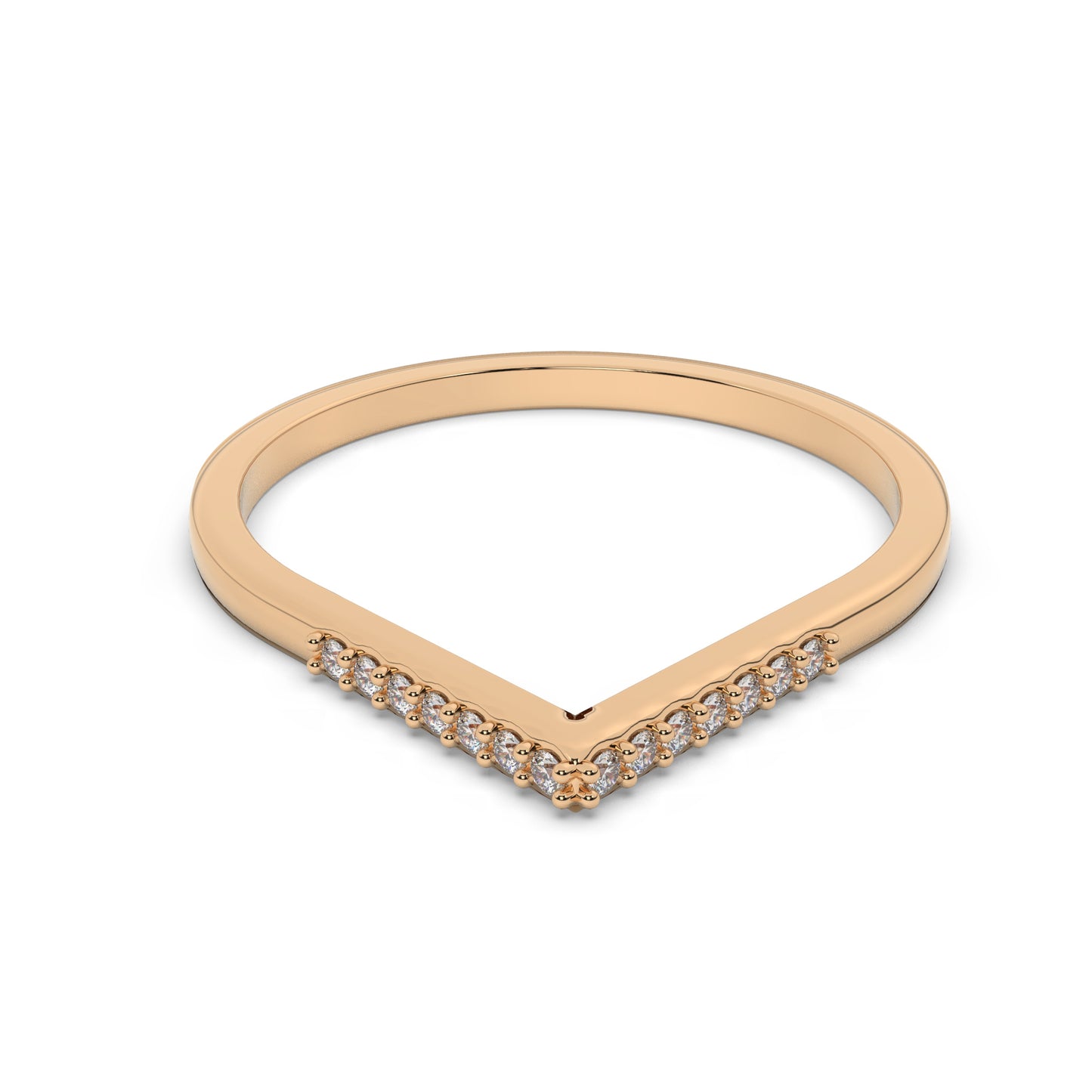 Citrine 14Kt Diamond Ring