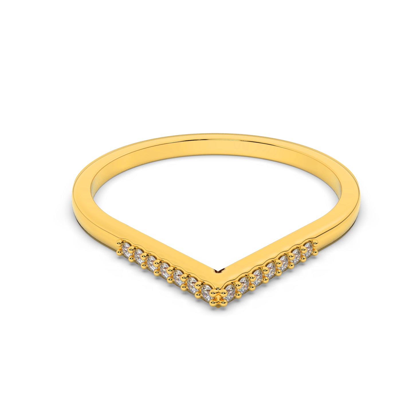 Citrine 14Kt Diamond Ring