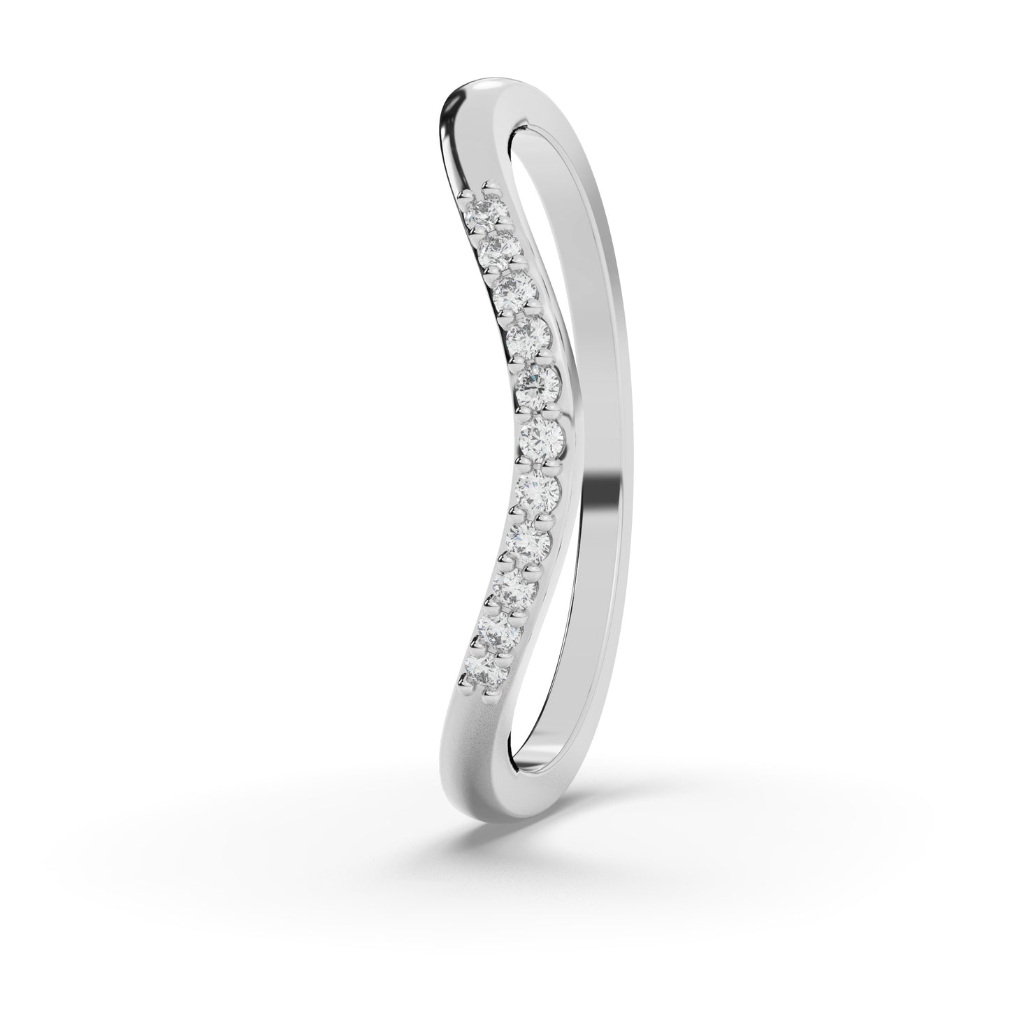 Quartz 14Kt Diamond Ring