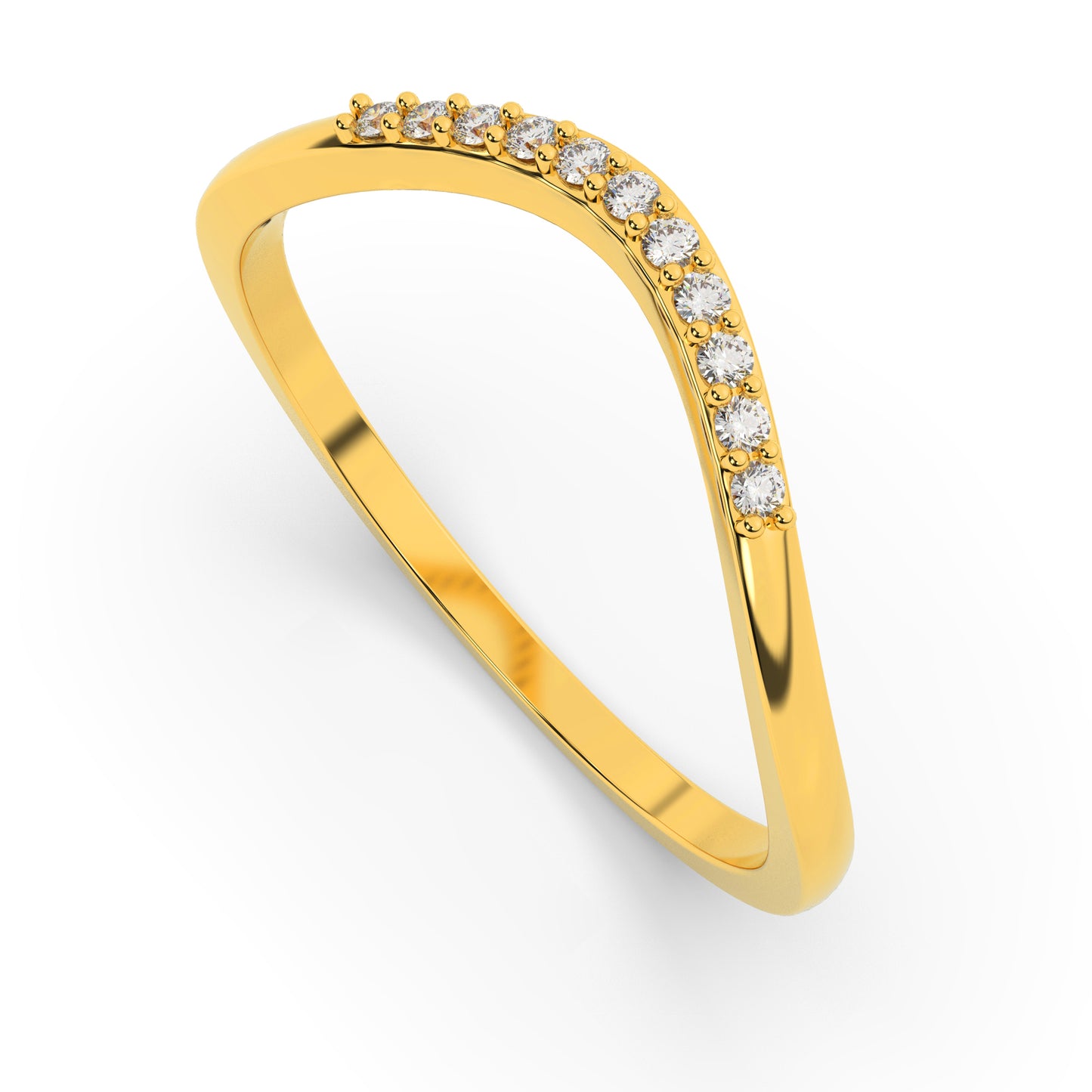 Quartz 18Kt Diamond Ring