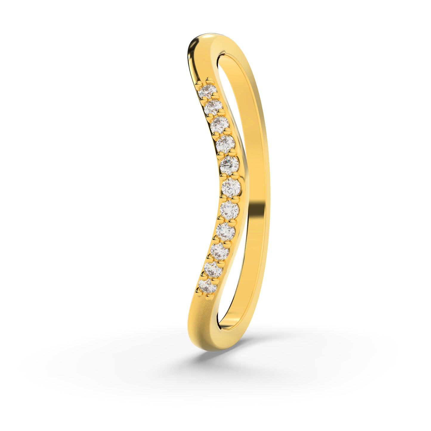 Quartz 14Kt Diamond Ring