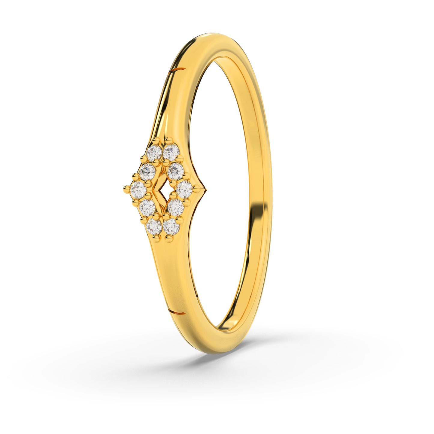 Echo 14Kt Diamond Ring For Women