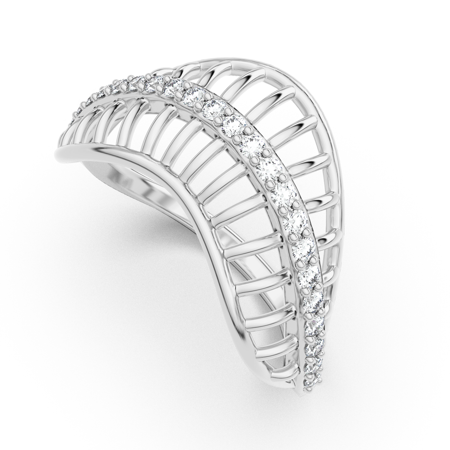 Ethereal 14Kt Diamond Ring