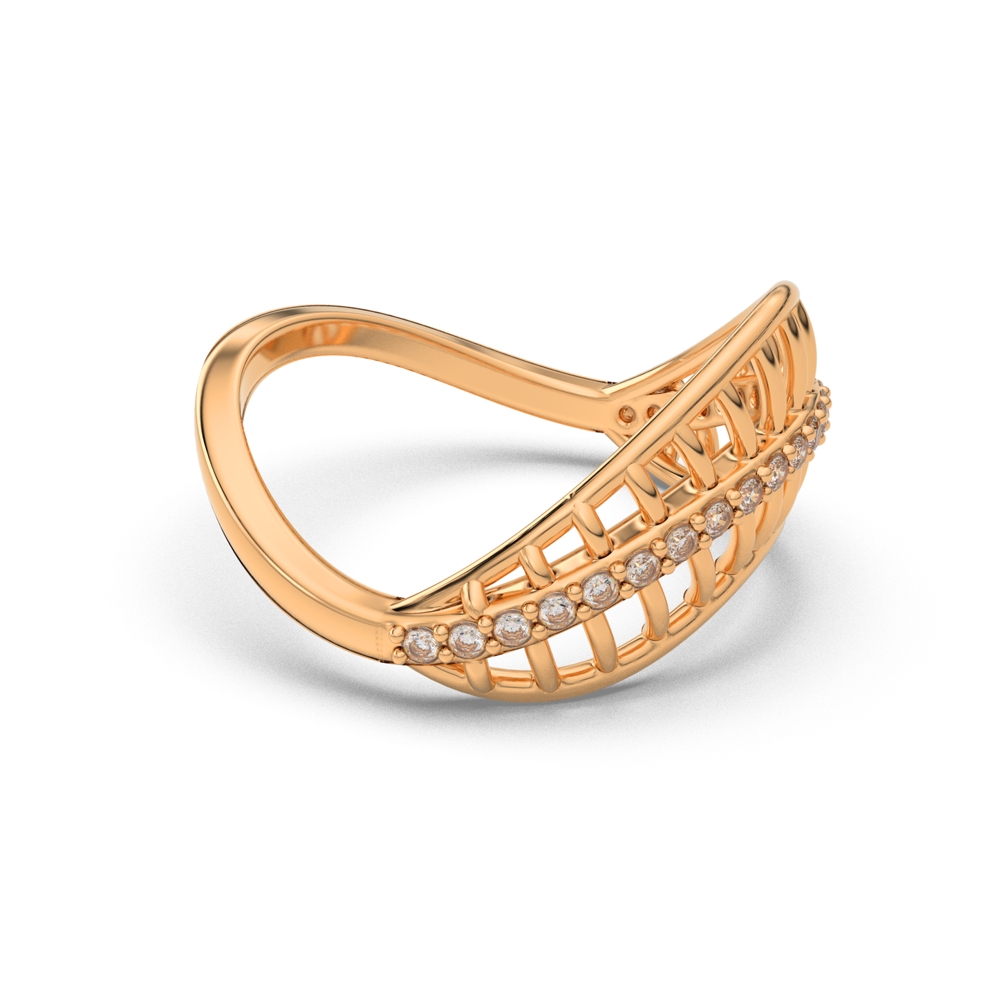 Ethereal 14Kt Diamond Ring