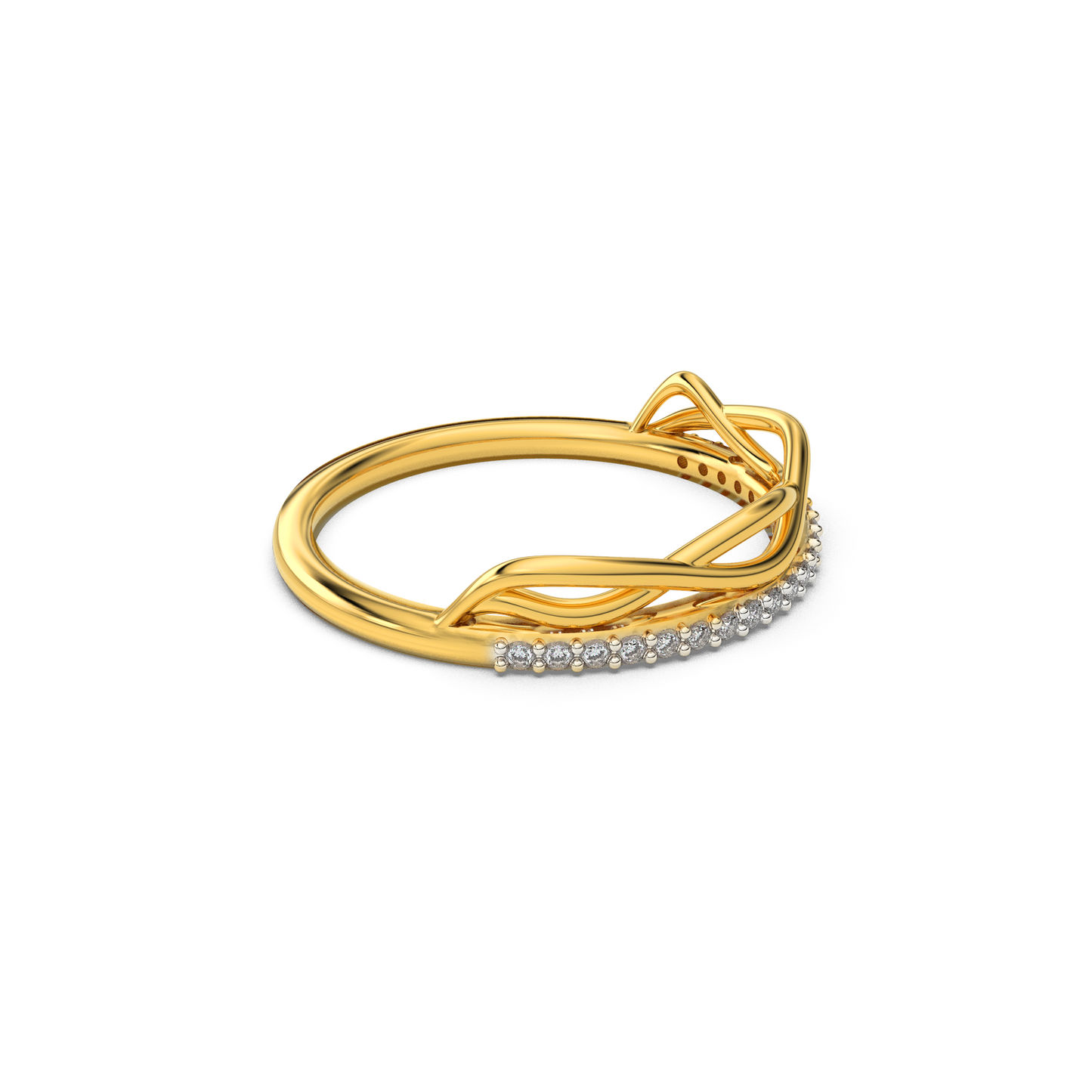Whispering Oasis 18Kt Diamond Ring
