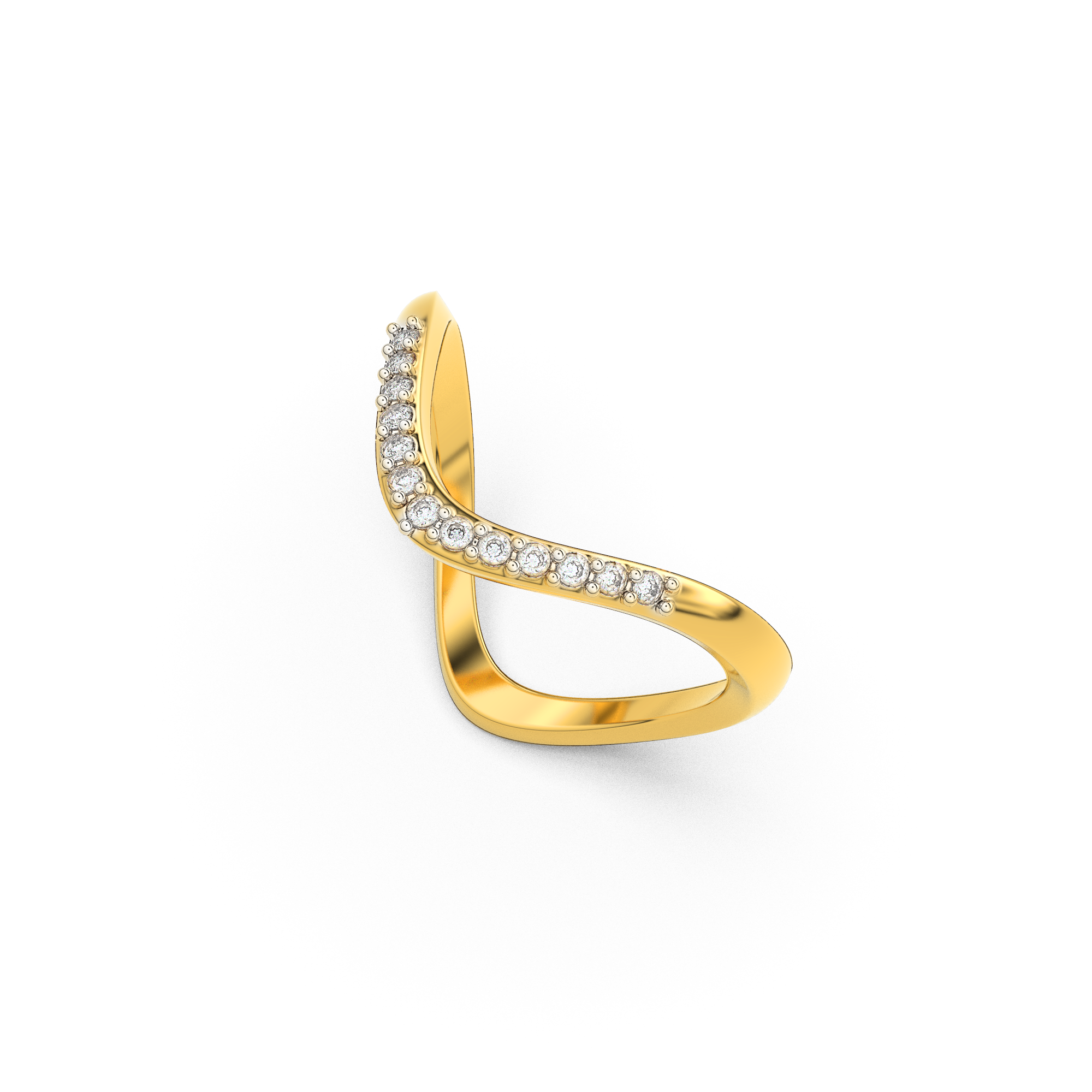 Twilight Luster 14Kt Diamond Ring