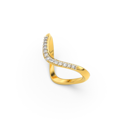 Twilight Luster 18Kt Diamond Ring