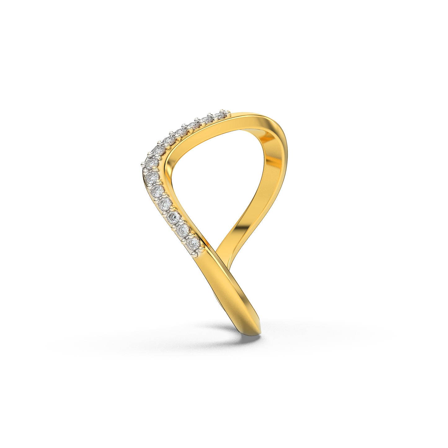 Twilight Luster 14Kt Diamond Ring