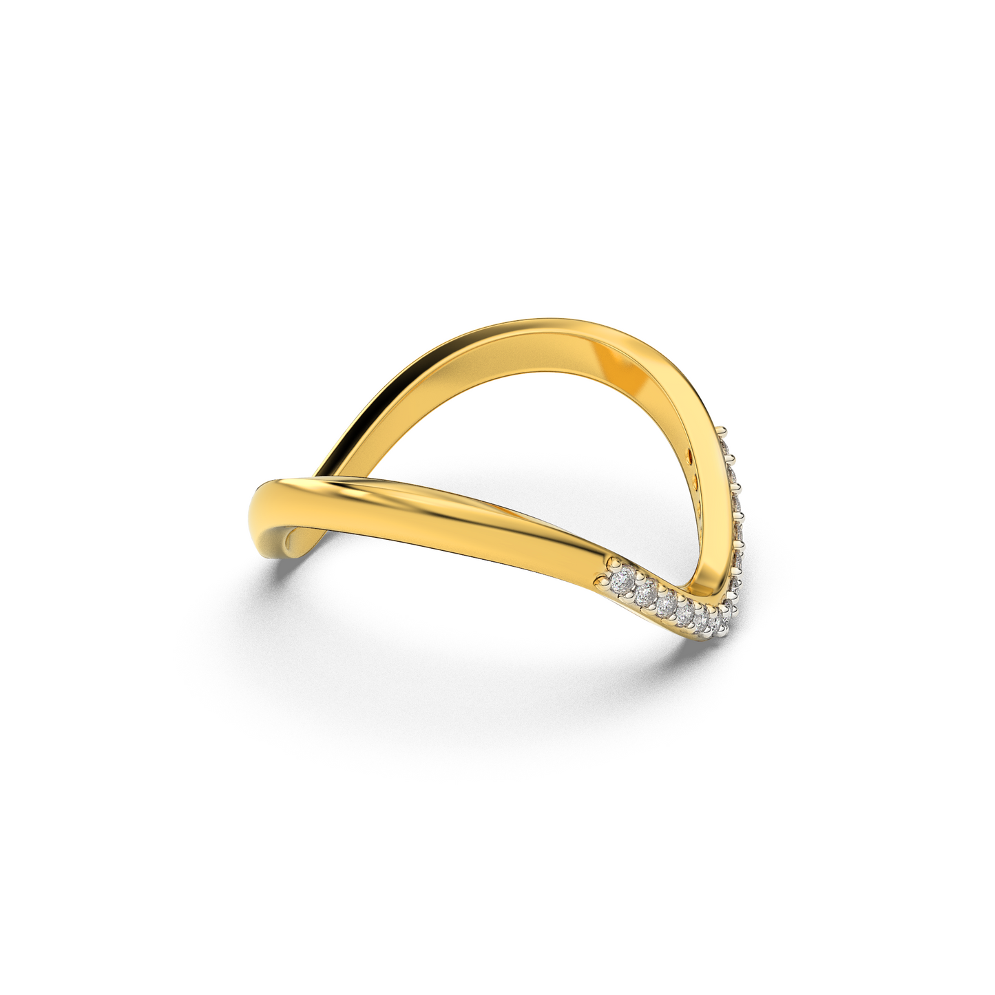 Twilight Luster 14Kt Diamond Ring