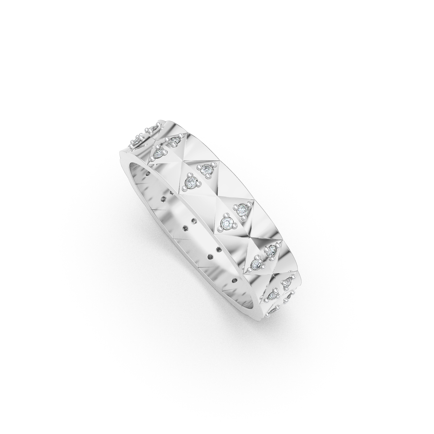 Lustrous Elegance 18Kt Diamond Ring