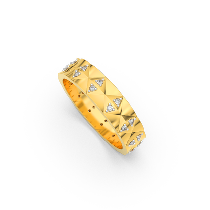 Lustrous Elegance 18Kt Diamond Ring