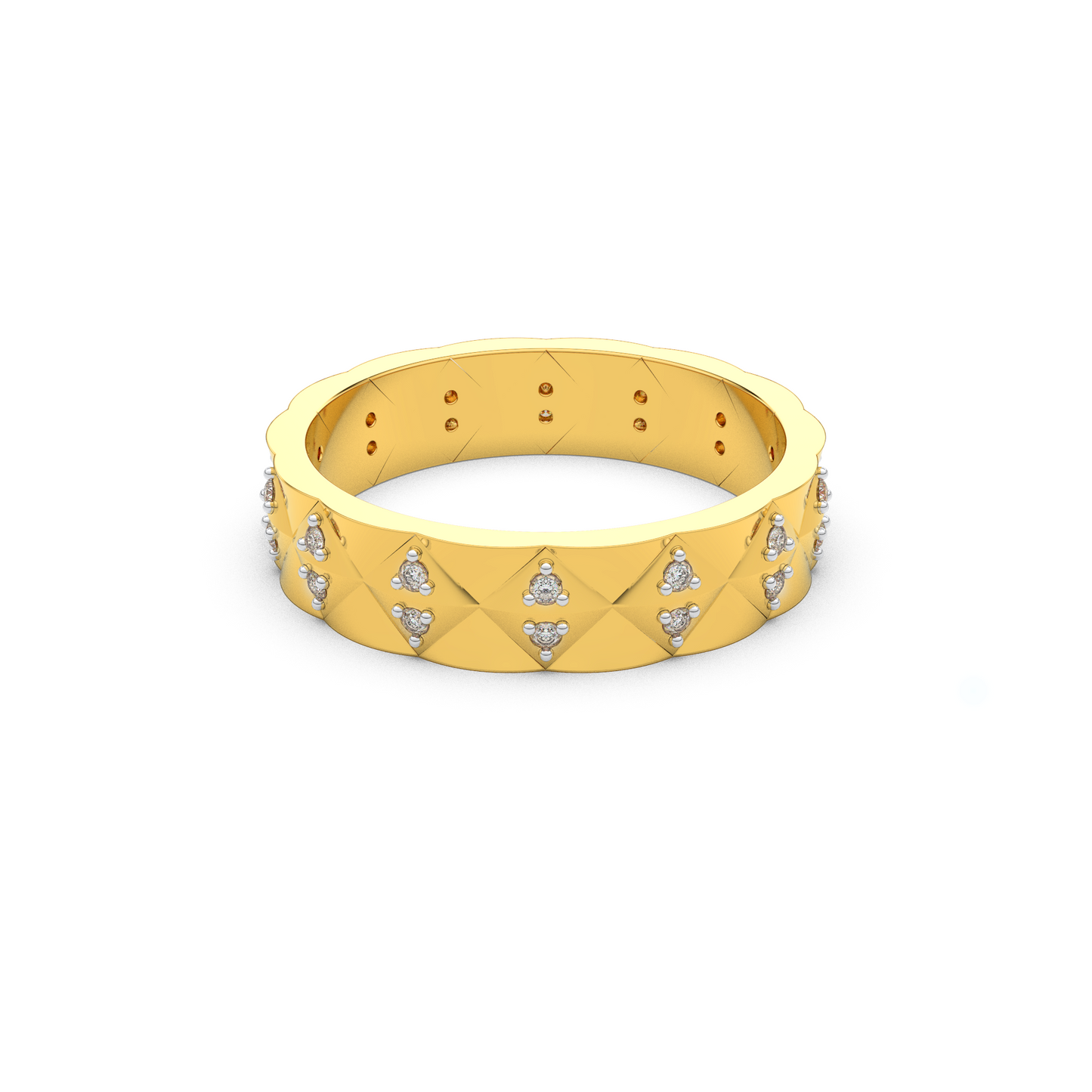 Lustrous Elegance 18Kt Diamond Ring