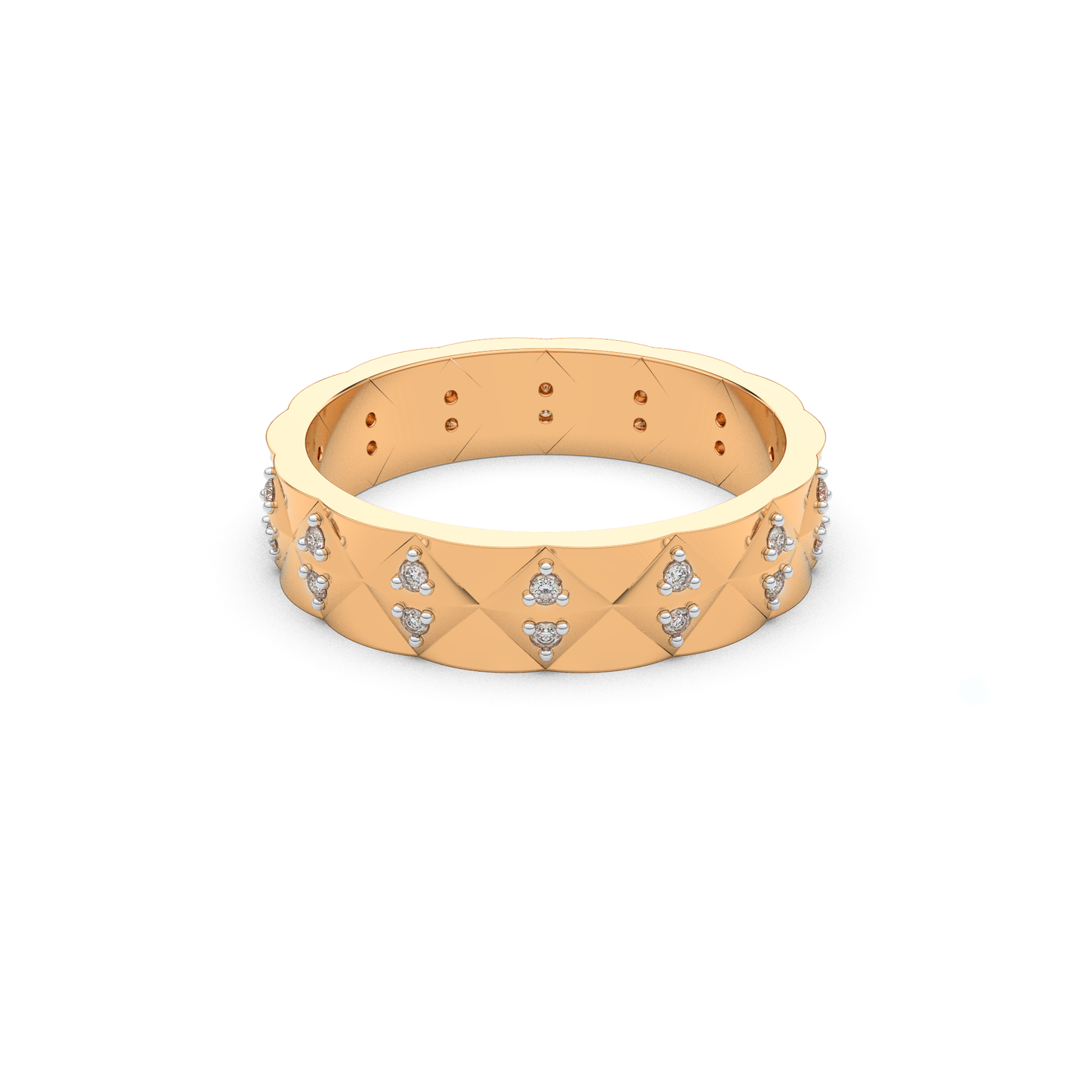 Lustrous Elegance 18Kt Diamond Ring