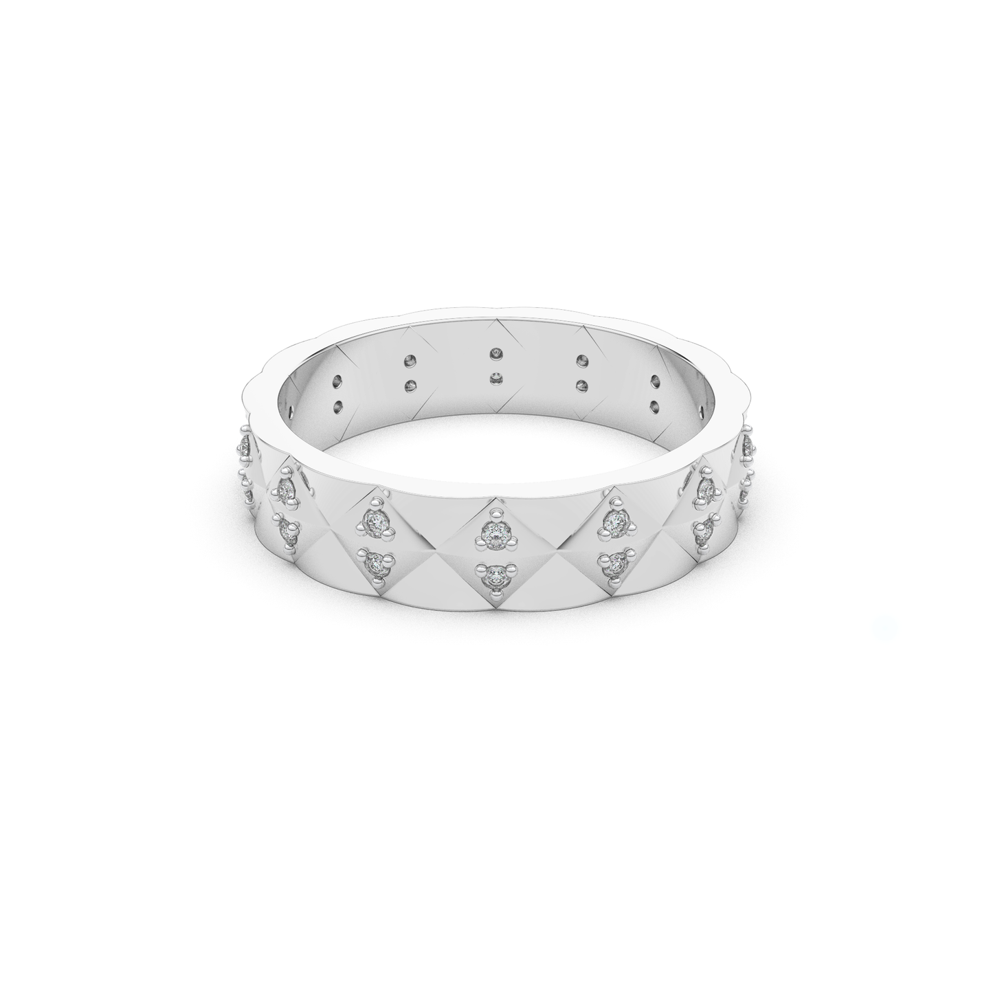 Lustrous Elegance 18Kt Diamond Ring
