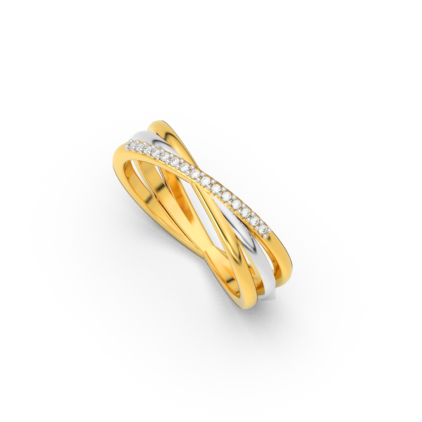 Blushing Twilight 14Kt Diamond Ring