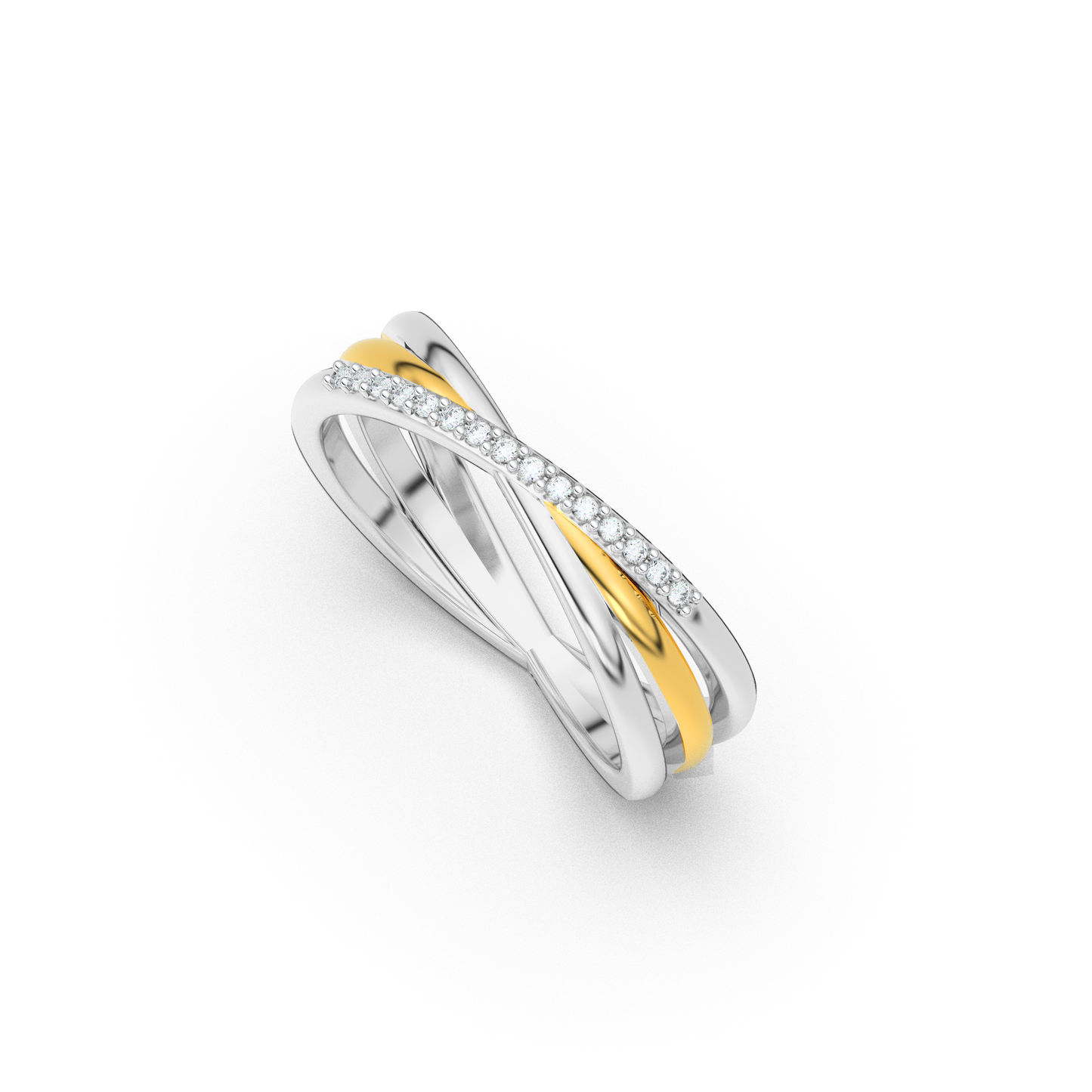 Blushing Twilight 14Kt Diamond Ring
