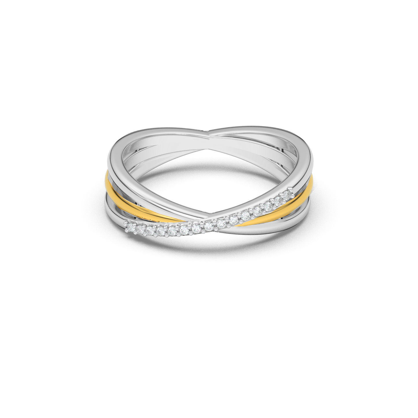 Blushing Twilight 14Kt Diamond Ring