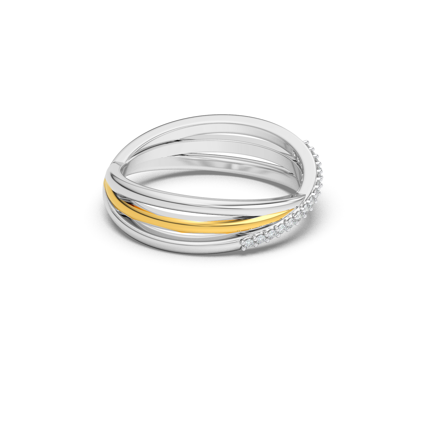 Blushing Twilight 14Kt Diamond Ring
