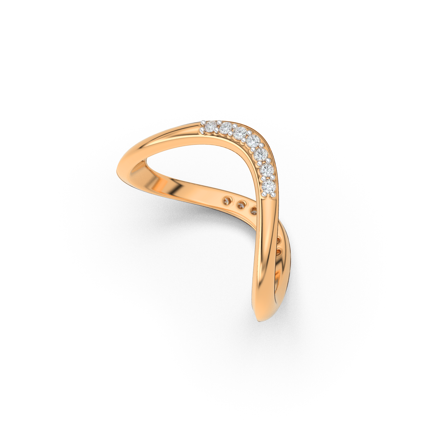 Whispering Symphony 18Kt Diamond Ring