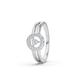 Gilded Tranquility 18Kt Diamond Ring