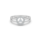 Gilded Tranquility 18Kt Diamond Ring