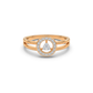 Gilded Tranquility 18Kt Diamond Ring