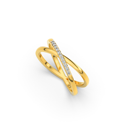 Aurora Twilight 18Kt Diamond Ring