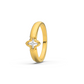 Cosmic Cascade 14Kt Diamond Ring
