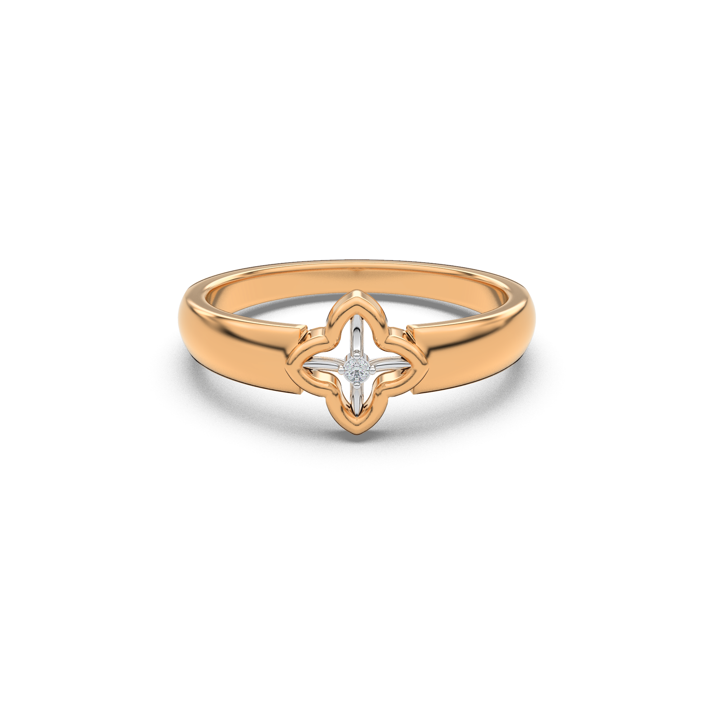 Cosmic Cascade 14Kt Diamond Ring