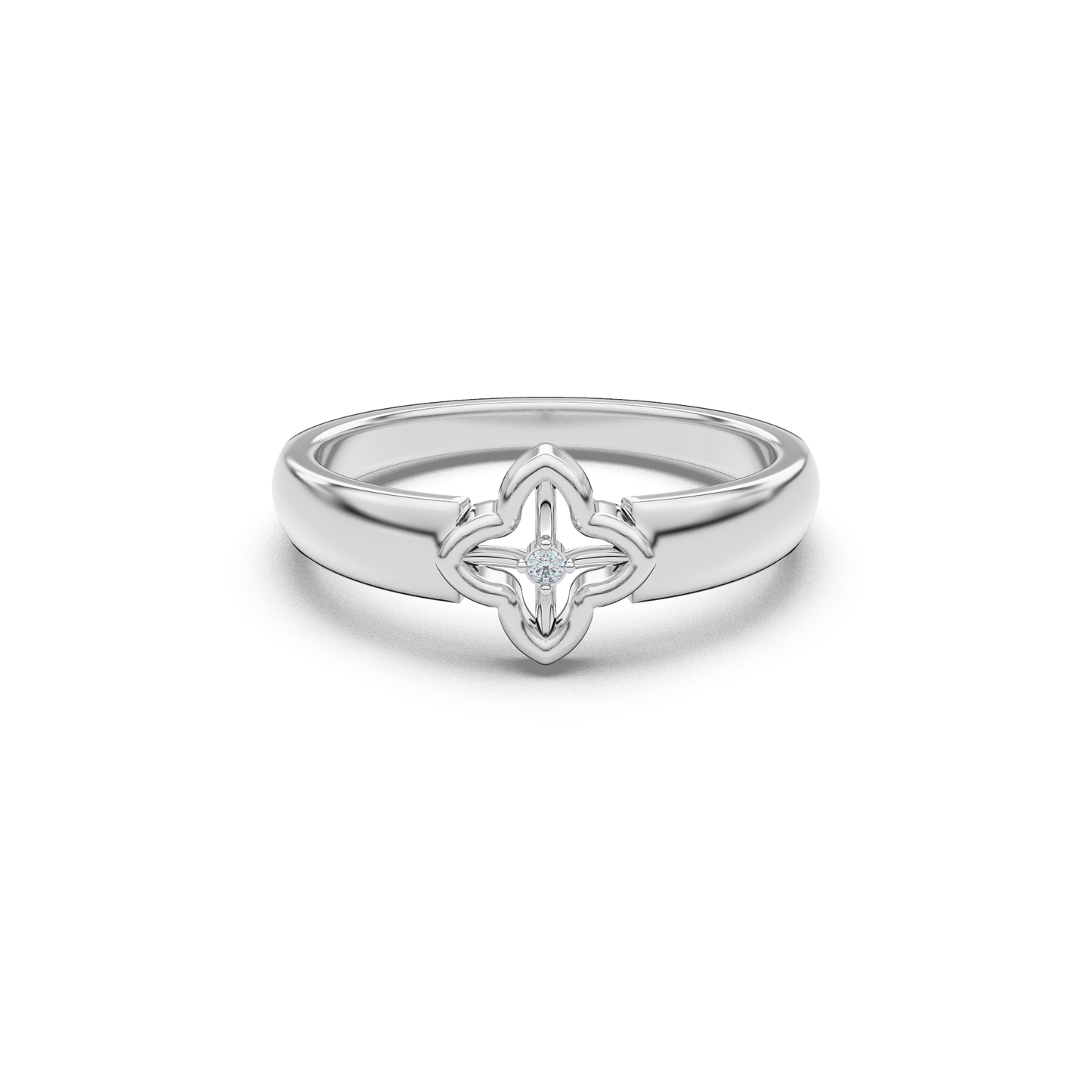 Cosmic Cascade 14Kt Diamond Ring
