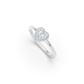 Radiant Mirage 14Kt Diamond Ring