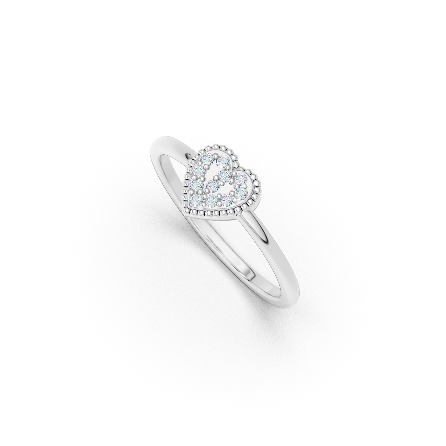 Radiant Mirage 14Kt Diamond Ring