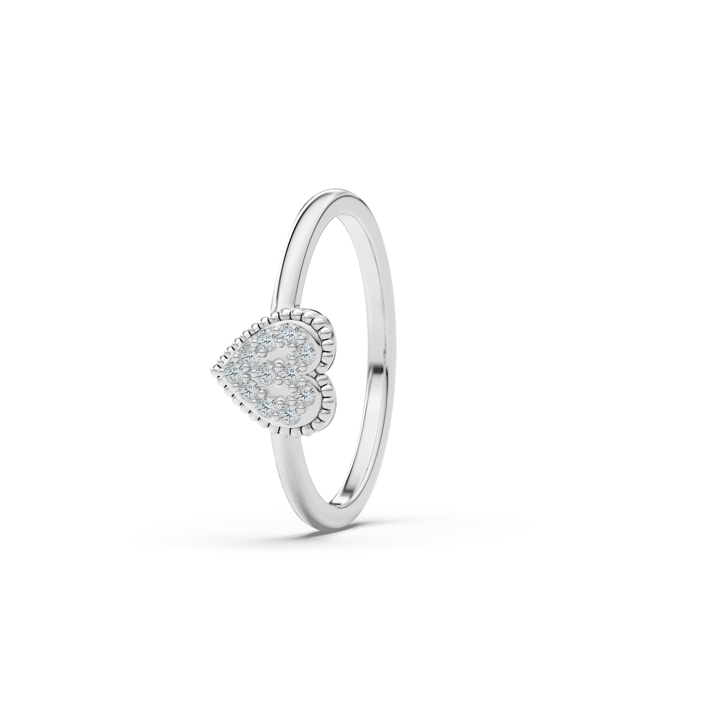 Radiant Mirage 14Kt Diamond Ring