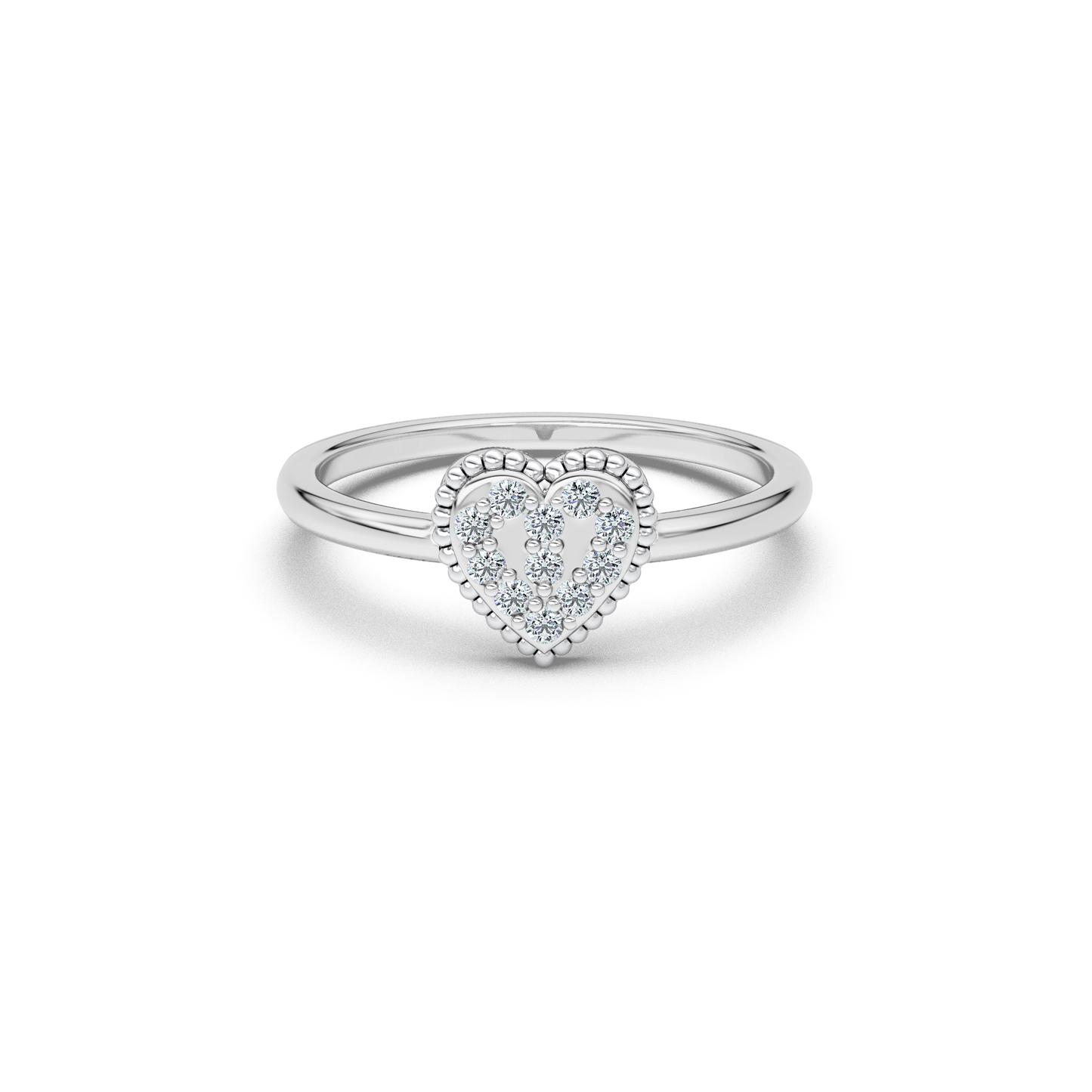 Radiant Mirage 14Kt Diamond Ring