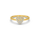 Radiant Mirage 14Kt Diamond Ring
