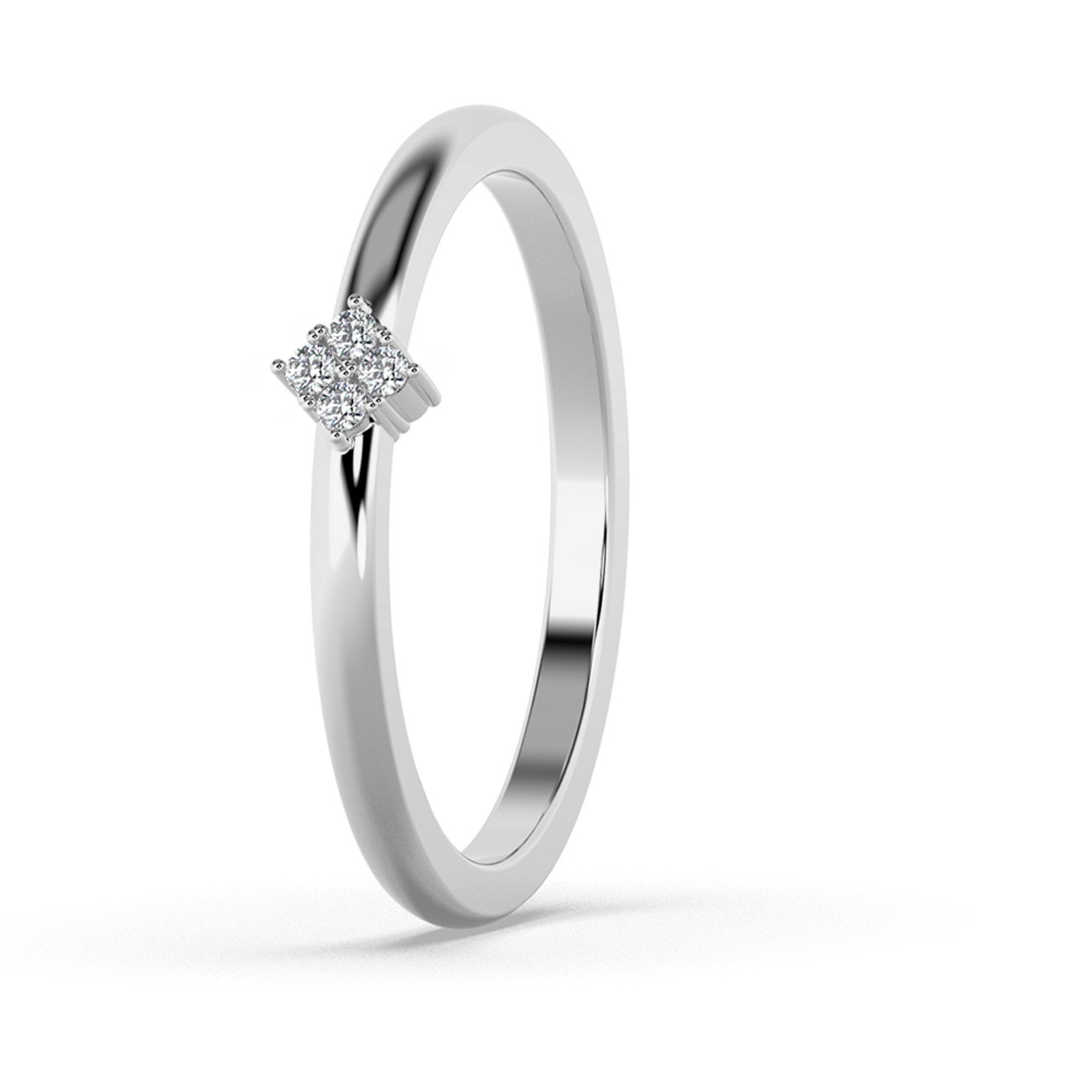 Twilight Whisper 18Kt Diamond Ring