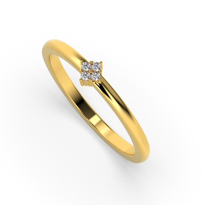 Twilight Whisper 18Kt Diamond Ring