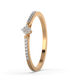Aurora Veil 14Kt Diamond Ring