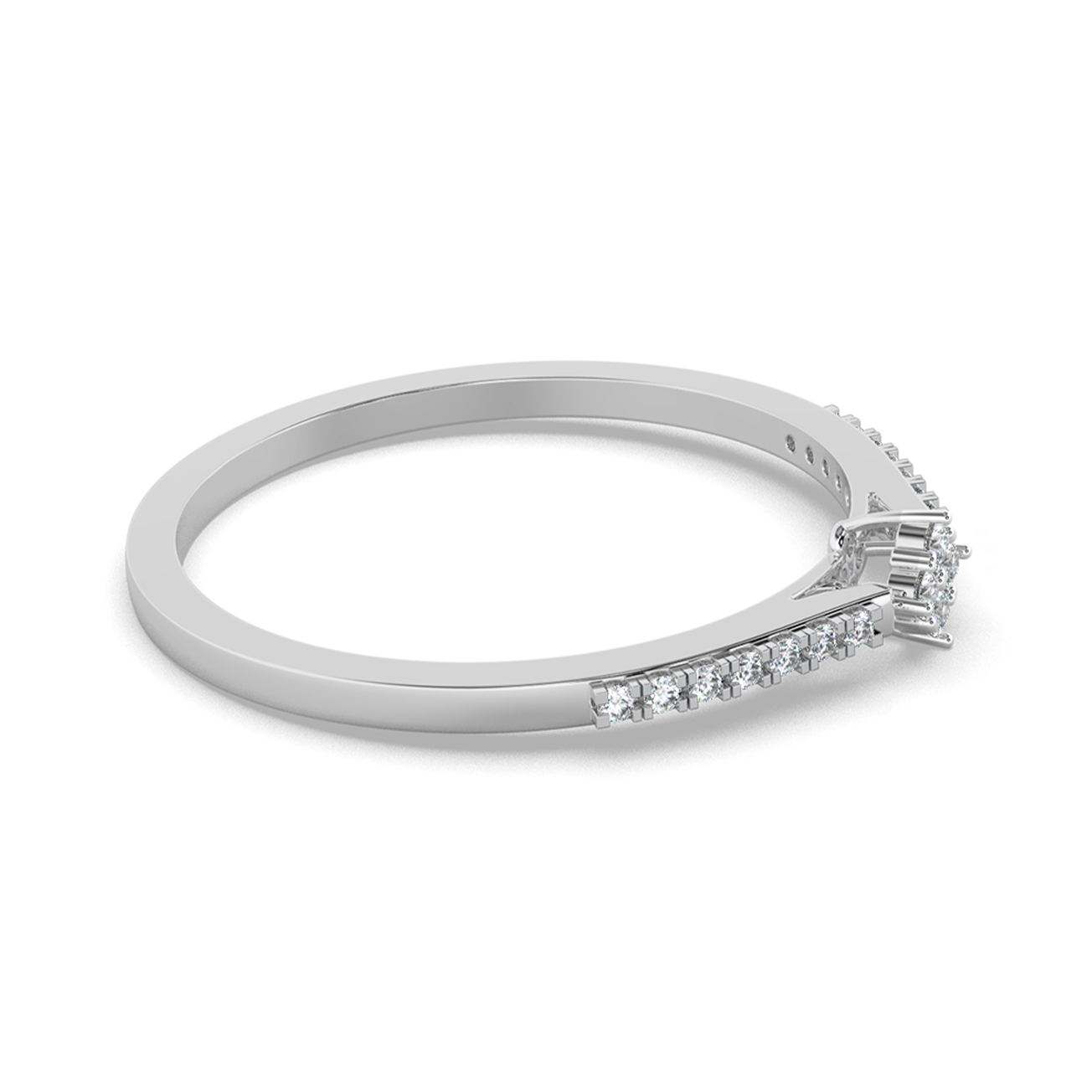Aurora Veil 18Kt Diamond Ring